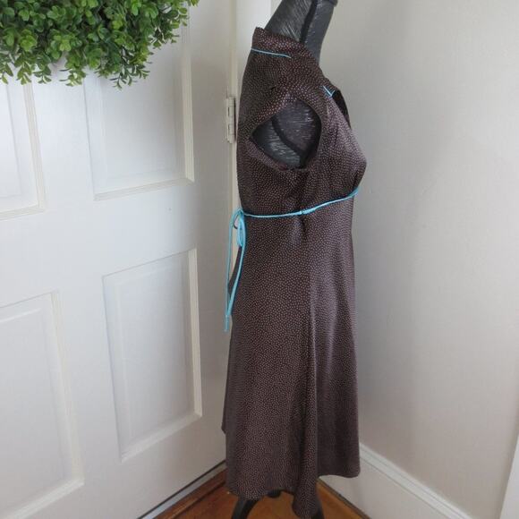 Speechless Polka Dot Dress Brown / White 7 - Picture 3 of 6